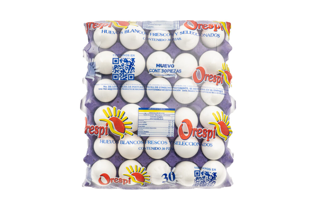 Huevo blanco 30 piezas