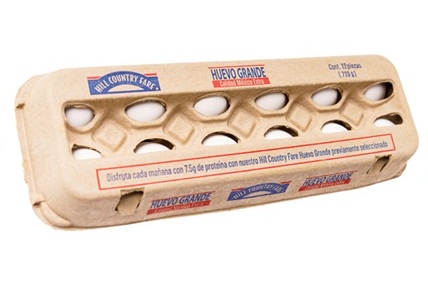 Huevo blanco 12 pz HCF