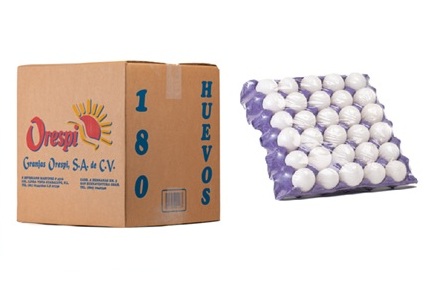 Huevo blanco 180 pz P