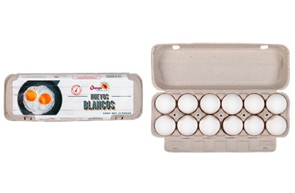 Huevo blanco 12 pz